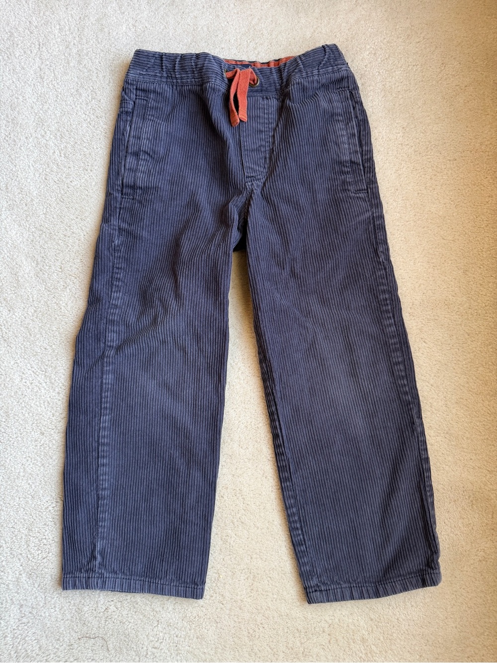 MIni Boden Corduroy Pants Blue Gray Boys Size 5Y